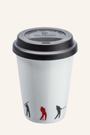 Kaffeebecher To Go von Sportiques Golfgeschenke, Geschenkartikel, mit sportlichem Design für unterwegs, aus Keramik gefertigt