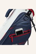 Großes Big Max AQUA Seven H Standbag mit mehreren Fächern und gepolstertem Tragegriff, ideal für Golfschläger und Zubehör.