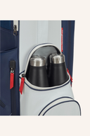 Großes Big Max AQUA Seven H Standbag mit mehreren Taschen und gepolstertem Tragegriff, für Golfzubehör.