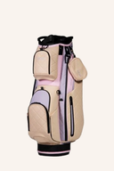 Hochwertiger JuCad First Class Cartbag mit mehreren Fächern und bequemen Tragegriffen, für Golfspieler.