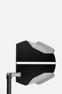Evnroll ER 11 X Midlock Putter mit Midlock-Griff, schwarzes Design und strukturierte Schlagfläche für präzises Putten.