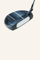 Odyssey Ai-One Rossie S Putter, Golfschläger mit weißem Griff und schwarzem Putterkopf, für präzises Putten auf dem Golfplatz