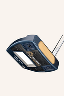 Odyssey Ai One Milled Jailbird Mini T Putter, silberner Golfputter mit Milled-Design und kompakter Form, auf einem weißen Hintergrund.