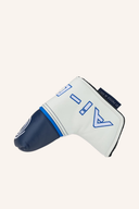 Odyssey Ai-One DW DB Putter, schwarzer Putter mit silberner Schlagfläche und grünem Griff, für präzises Putten auf dem Golfplatz