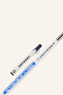 Odyssey Ai-One Milled Eight T Putter, silberner Golfschläger mit gerillter Schlagfläche für präzises Putten.