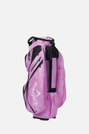 Callaway Org 14 Cartbag mit mehreren Fächern und robustem Tragegriff, ideal für Golfausrüstung auf dem Golfwagen.