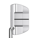 Quadratischer Back Putter von Evnroll, Origin 8, mit schwarzem Griff und Edelstahlkopf, ideal für präzises Putten.