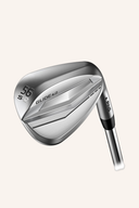 Ping Glide 4.0 Wedge, Golfschläger mit keilförmigem Design, zeigt die Loft- und Griffdetails auf dem Golfschlägerkopf.