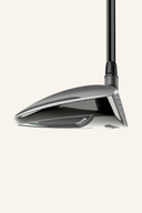 TaylorMade QI 35 Max Fairwayholz, modernes Fairwayholz mit schlanker Form und schwarzer Oberfläche, für präzise Schläge vom Fairway