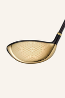Majesty Royale Driver Golfschläger, Nahaufnahme mit schwarzem Griff und silberner Schlagfläche, für präzises Golfspiel