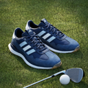 Adidas S2G 26 TEX Golfschuhe aus Textil in Blau, spikeless, für Damen, bequeme Golfschuhe mit rutschfester Sohle