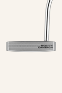 Scottie Cameron Phantom 7 Putter mit schwarzem Schlägerkopf und weißem Griff, für präzises Putten auf dem Golfplatz.