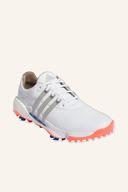 Adidas Tour360 22 Golfschuhe aus Leder mit griffiger Sohle für besseren Halt beim Golfspielen.