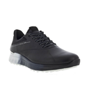 Ecco S-Three Golfschuhe, elegante schwarze Golfschuhe mit atmungsaktivem Obermaterial und rutschfester Sohle.