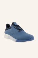 Ecco S-Three Golfschuhe aus Leder mit schwarzem Design, rutschfeste Sohle und bequemer Passform für Herren.