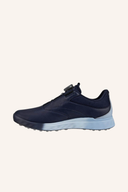 Ecco S-Three Golfschuhe mit Boa-Verschluss, schwarze Golf-Schuhe aus Leder, seitliche Sohle und neutrale Design