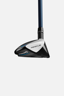 TaylorMade SIM 2 Max Hybrid mit schwarzem Schlägerkopf und Graphitschäften, ideal für präzise Schläge und Spielkontrolle