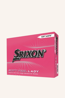 Weiche Srixon Golfbälle für Damen in Weiß, ideal für ein angenehmes Spielgefühl und hohe Kontrolle auf dem Golfplatz.