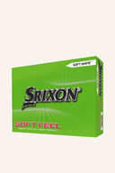 Srixon Soft Feel 2023 Golfbälle in Weiß, weiche Oberfläche und gute Flugbahn, für ein angenehmes Spiel.