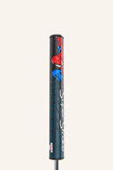 Superstroke Zenergy Tour 2.0 Spider-Man Marvel Edition Puttergriff mit Spinnennetz-Design, für optimalen Halt beim Golf.