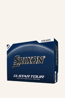 Weiße Srixon Q-Star Tour 6 Golfbälle in einer Packung, ideal für präzises Spiel und gute Kontrolle auf dem Golfplatz.
