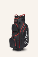 Titleist 14 StaDry Cartbag mit wasserfestem Material, mehrere Fächer und bequemen Tragegriffen, ideal für Golfspieler.