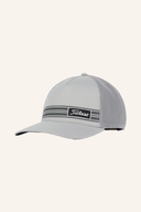 Titleist Surf Stripe Laguna Golfkappe aus Baumwolle mit gestreiftem Design und adjustablem Schirm, ideal für Golf und Freizeit.