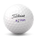 Titelist Pro V1 (2025) Muttertag Golfbälle, weiße Golfbälle für Damen mit Muttertagsdesign, hochwertige Golfbälle von Titleist