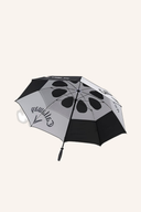 Callaway Tour Authentic Regenschirm, großer Regenschirm mit gestreiftem Muster und Griff, ideal für regnerisches Wetter