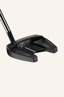 TaylorMade Palisades #3 Putter mit schwarzem Griff und Edelstahlkopf, detailreiche Ansicht des Golfputters
