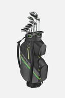 TaylorMade RBZ Speedlite Komplettset mit Golfschlägern und Zubehör, auf einem Golfplatz liegend.