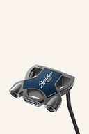 TaylorMade Spider Tour Double Bend Putter mit schwarzer Oberfläche und ergonomischem Griff, perfekt für präzises Putten auf dem Grün.