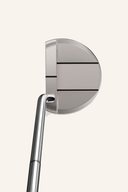 TaylorMade TR-M37 Putter mit schwarzer Griff und blauer Schlagfläche, präzise und stilvoll für ein verbessertes Golferlebnis.