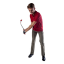 Tempo Trainer Schwungtrainer von Pure 2 Improve, zeigt den handlichen Schwungtrainer für Golftraining in Nahaufnahme