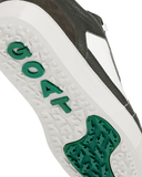Dunkelgrüne Goatlane The Contour Golfschuhe mit schnellem Schnürsystem und rutschfester Sohle für optimalen Halt beim Golf.