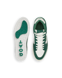 Graue Contour Golfschuhe von Goatlane mit grünem Akzent, bequeme Golfsneakers für Damen, seitliche Schnürung und rutschfeste Sohle
