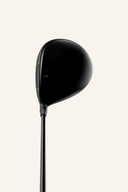 Titleist GTS3 Driver beim Address-Schlag, zeigt den Schlägerkopf und den Griff in Nahaufnahme.