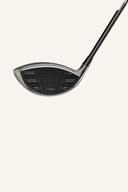 TaylorMade QI 35 Core Treiber, schwarzer Driver mit flexibler Schlagfläche und hochwertigem Design, für präzise Ballkontrolle.
