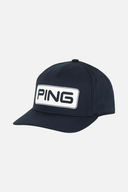 Ping Tour Classic Cap in Navy, eine bequeme Kappe mit gebrandetem Logo, ideal für Golf und Freizeit.