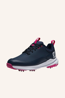 Damen-Golfschuhe von Footjoy, Tour Rival Modell, mit schwarzer Sohle und atmungsaktivem Obermaterial, ideal für das Golfspielen.