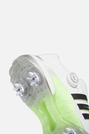 Adidas Tour360 24 BOA Boost Golfschuhe, seitliche Ansicht mit Schnürsystem und strapazierfähigem Obermaterial