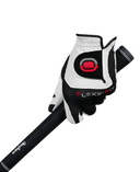 Golfhandschuh von Zoom für Tour-Spieler, weiße Farbe, mit Griffmuster, ohne Handabdruck, für optimalen Halt beim Golfspiel