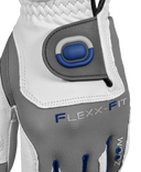 Golfhandschuh von Zoom mit Velcroverschluss und Druckmuster, für sicheren Griff beim Golfspiel.