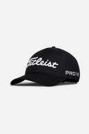 Schwarze Tour Performance Cap von Titleist, eine sportliche Kappe mit bequemem Schnitt und hochwertigem Material.