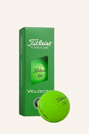 12 Titleist Velocity Aim 2026 Golfbälle, normale Bälle für präzises Spiel und gute Distanz, auf weißem Hintergrund.
