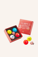Volvik Thank You Pack Golfbälle, weiße Golfbälle mit Logo und Schriftzug, ideal für Golfer, auf weißem Hintergrund.