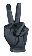 Zoom Wetterhandschuhe mit Peace-Print, warme und stylische Handschuhe für kalte Tage, bequem und wetterfest.
