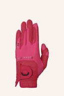 Zoom Handschuhe im wetterfesten Design in Fuchsia, ideal für kalte und nasse Wetterbedingungen.