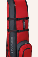 Roter Big Max Wheeler III Trolley mit gedrucktem Design, leichtes und robustes Reisegepäck für unterwegs