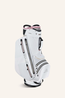 Großer Big Max Aqua Style 4 Cartbag mit mehreren Fächern und stabilen Tragegriffen, ideal für Golfausrüstung.